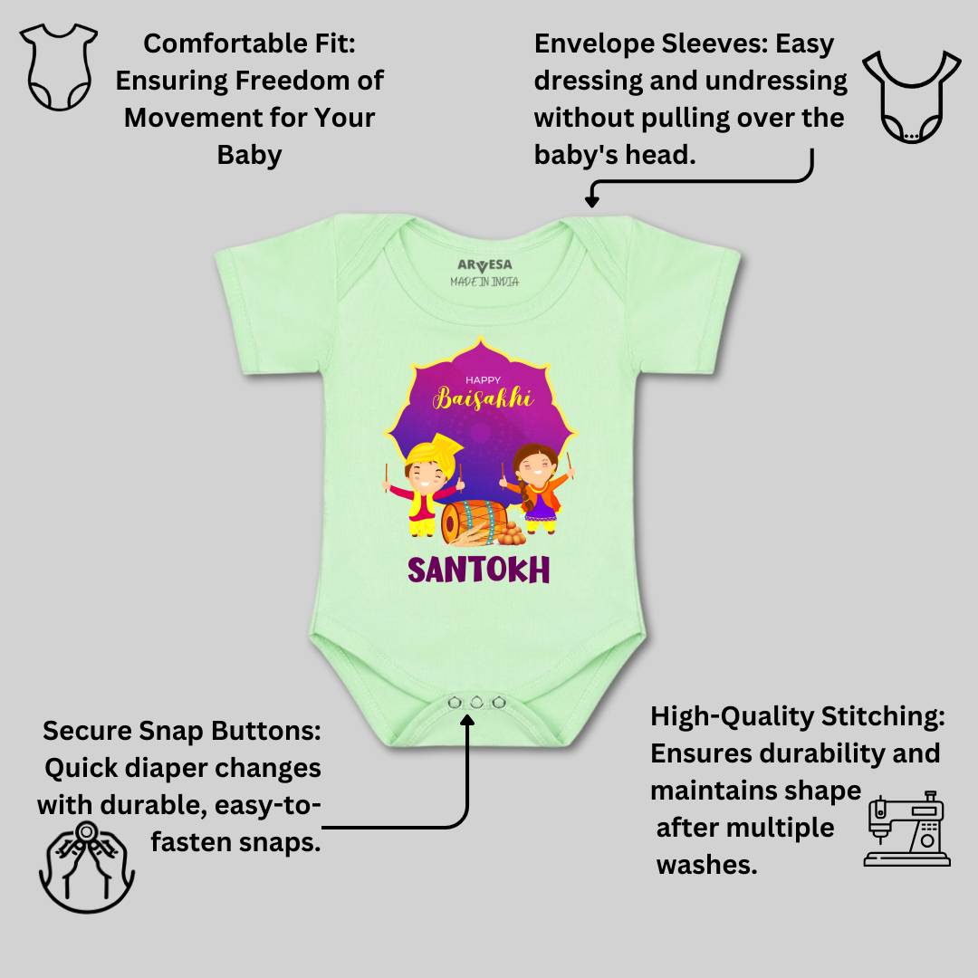 Arvesa Happy Baisakhi  Baby Boy & Girl Dress