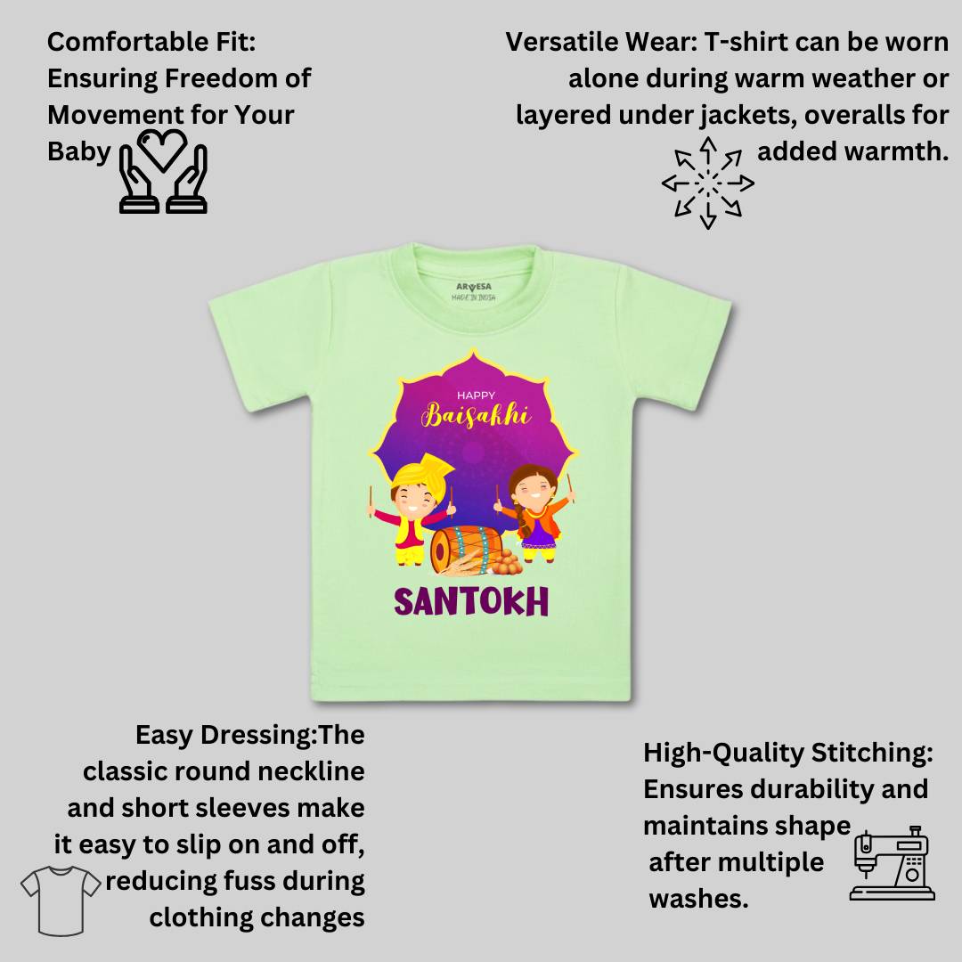 Arvesa Happy Baisakhi  Baby Boy & Girl Dress