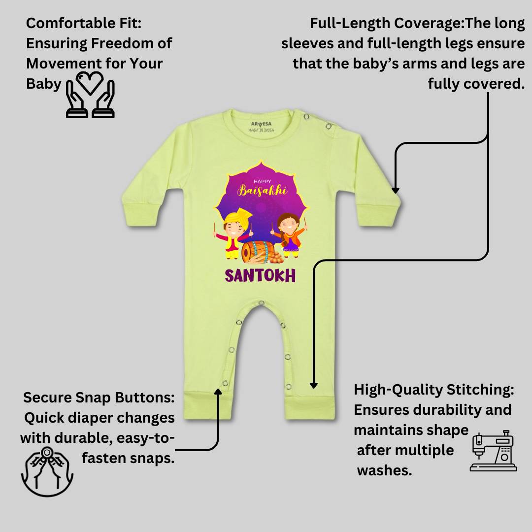 Arvesa Happy Baisakhi  Baby Boy & Girl Dress