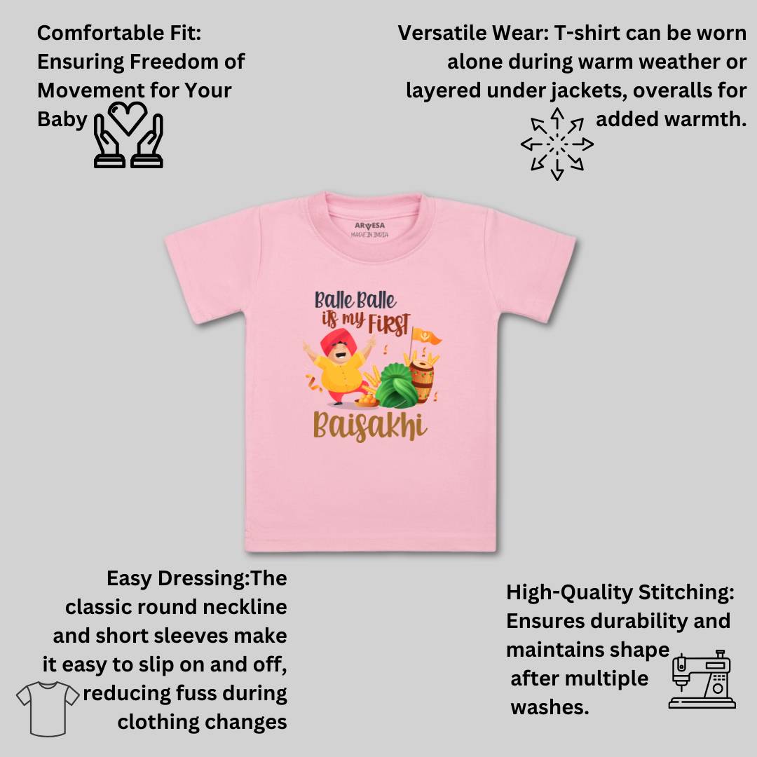 Arvesa Design-834 Baisakhi My First Baby Boy and Baby Girl Dress .