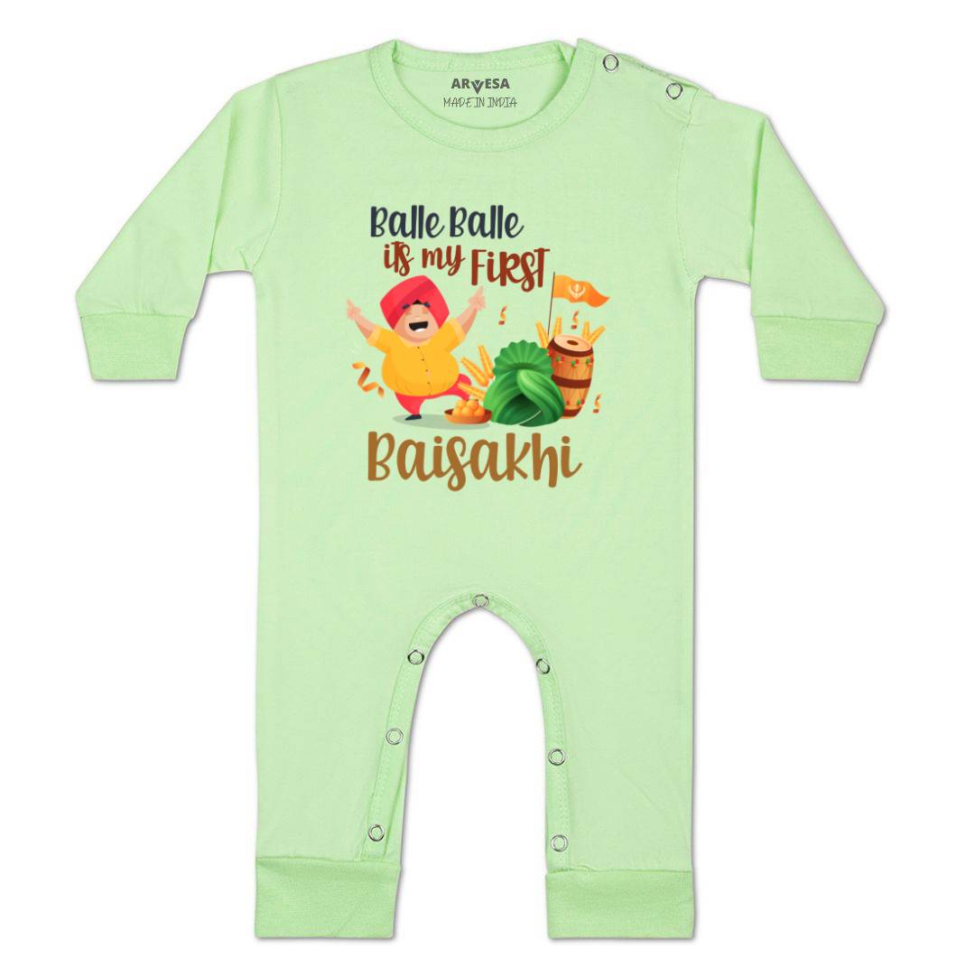 Arvesa Design-834 Baisakhi My First Baby Boy and Baby Girl Dress .