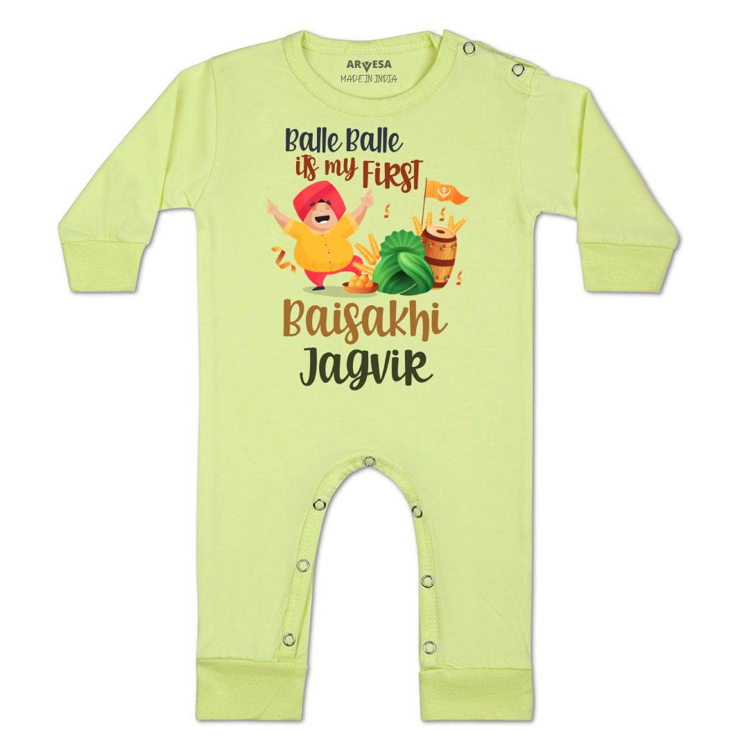 Arvesa Happy Baisakhi Baby Boy & Girl Dress