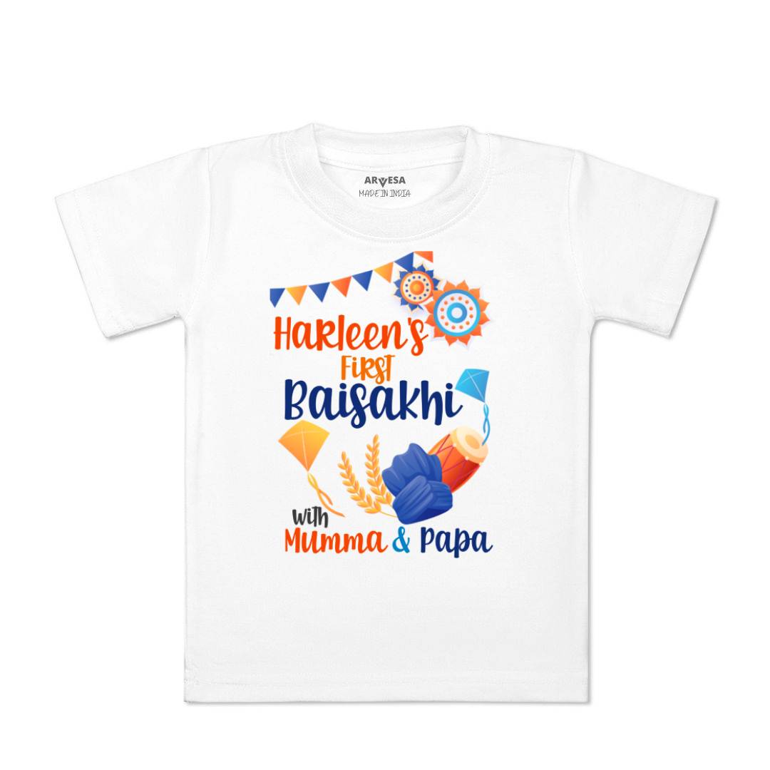 Arvesa My First Baisakhi Baby Boy & Girl Dress