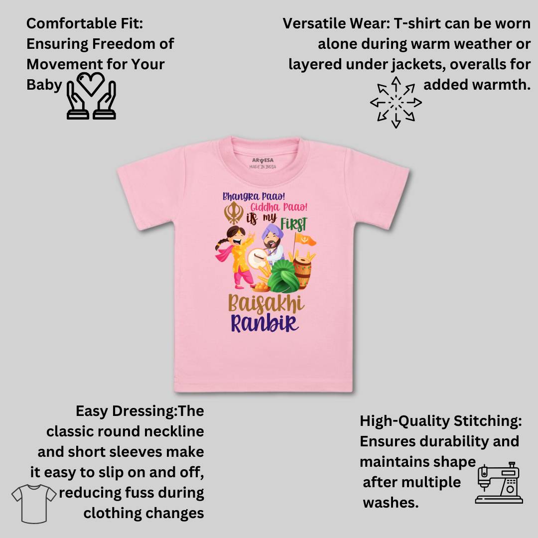 Arvesa My First Baisakhi Baby Boy & Girl Dress