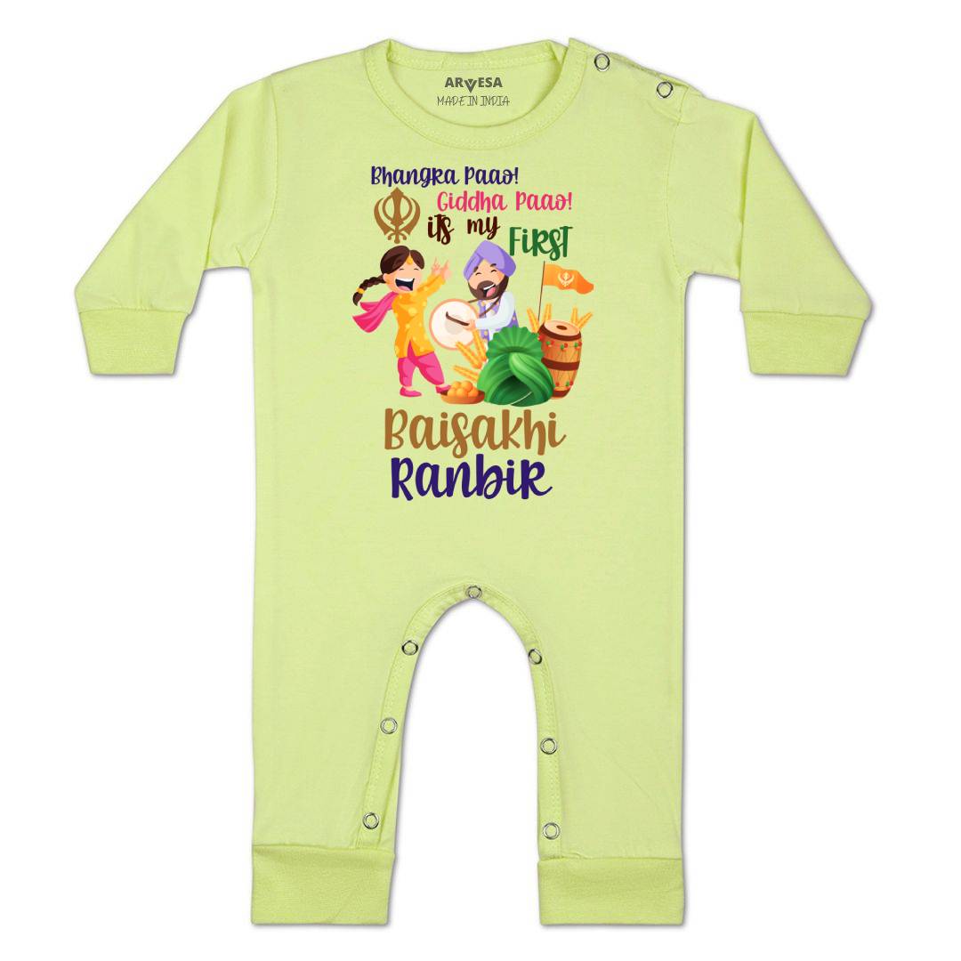 Arvesa My First Baisakhi Baby Boy & Girl Dress