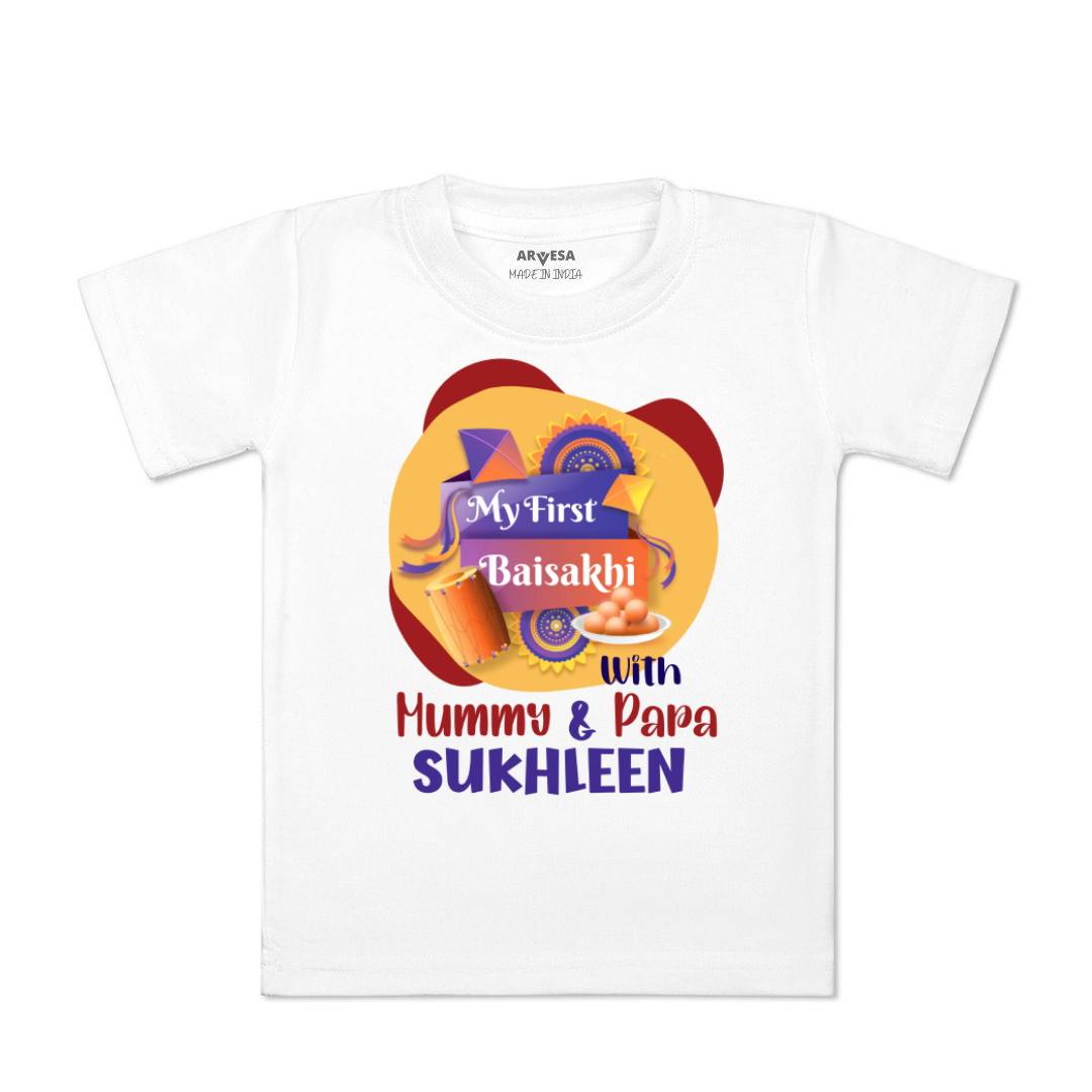 Arvesa My First Baisakhi Baby Boy & Girl Dress