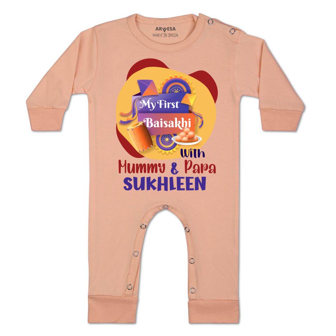 Arvesa My First Baisakhi Baby Boy & Girl Dress