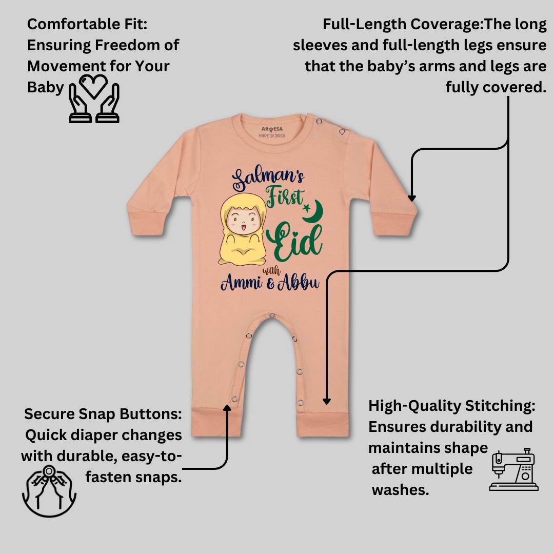Arvesa My First Eid Baby Boy & Girl Dress