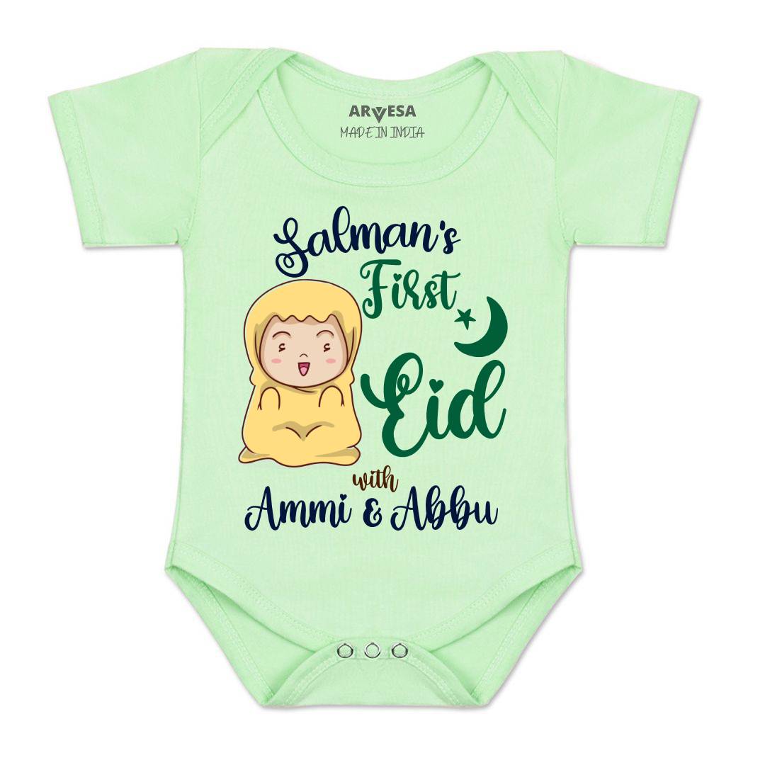 Arvesa My First Eid Baby Boy & Girl Dress