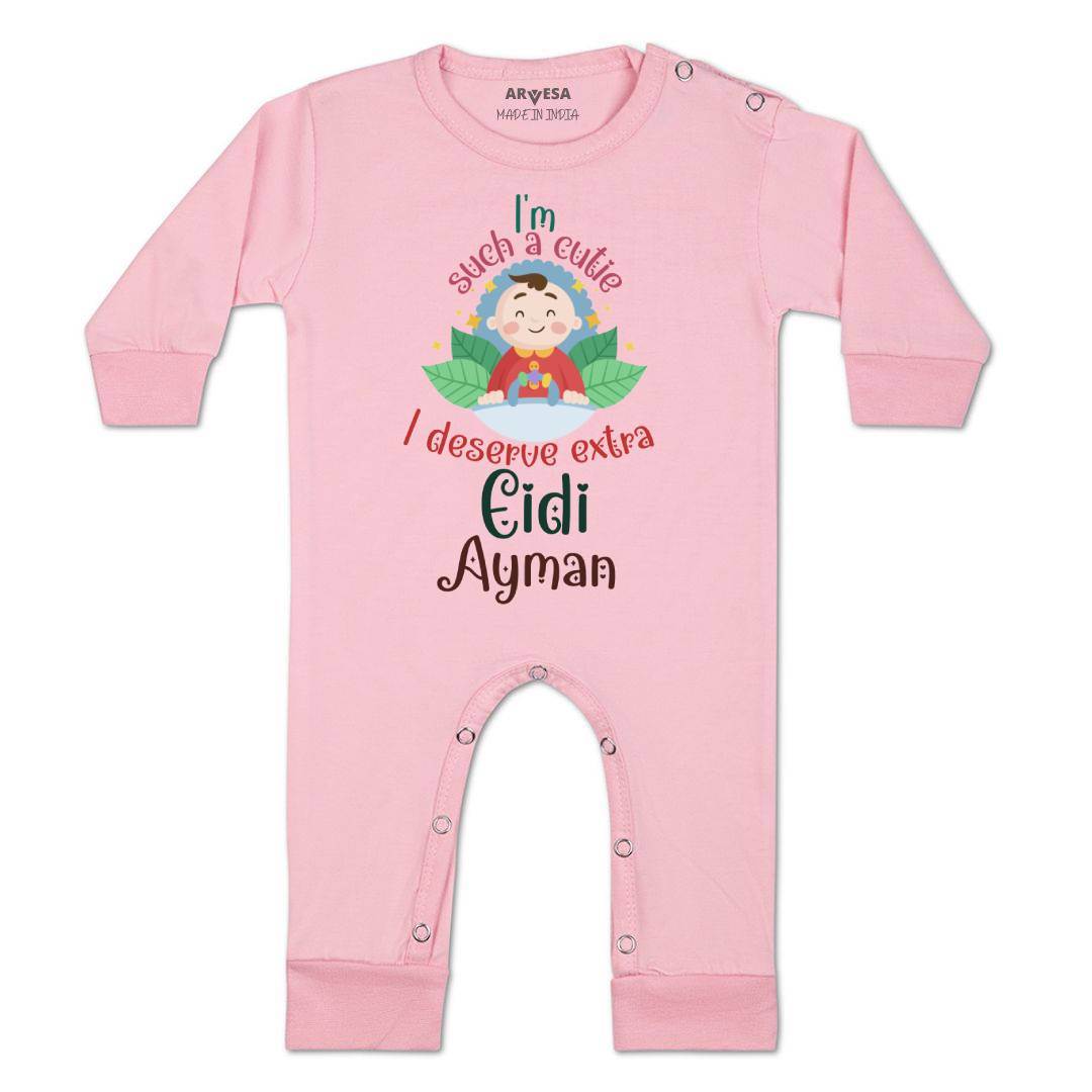 Arvesa I Deserve Extra Eidi Baby Boy & Girl Dress