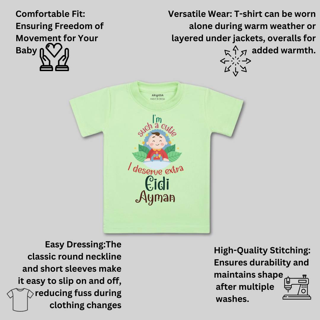 Arvesa I Deserve Extra Eidi Baby Boy & Girl Dress