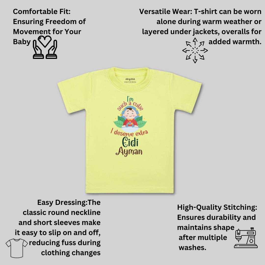Arvesa I Deserve Extra Eidi Baby Boy & Girl Dress