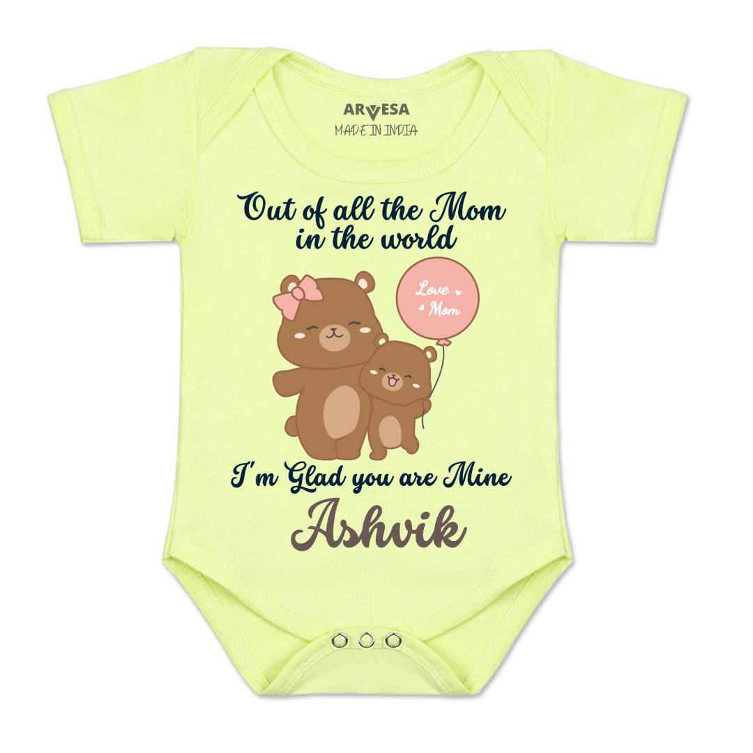 Arvesa I Am Glad You Are Mine Mom Baby Boy & Girl Dress