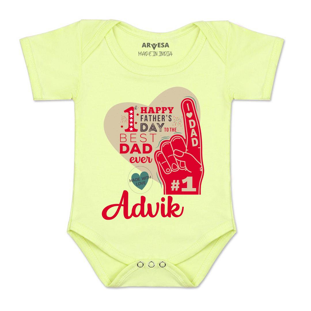 Arvesa Happy Father Days Baby Boy & Girl Dress