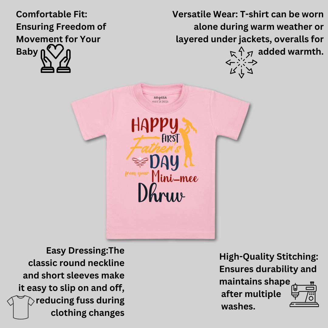 Arvesa Happy Father Days Baby Boy & Girl Dress