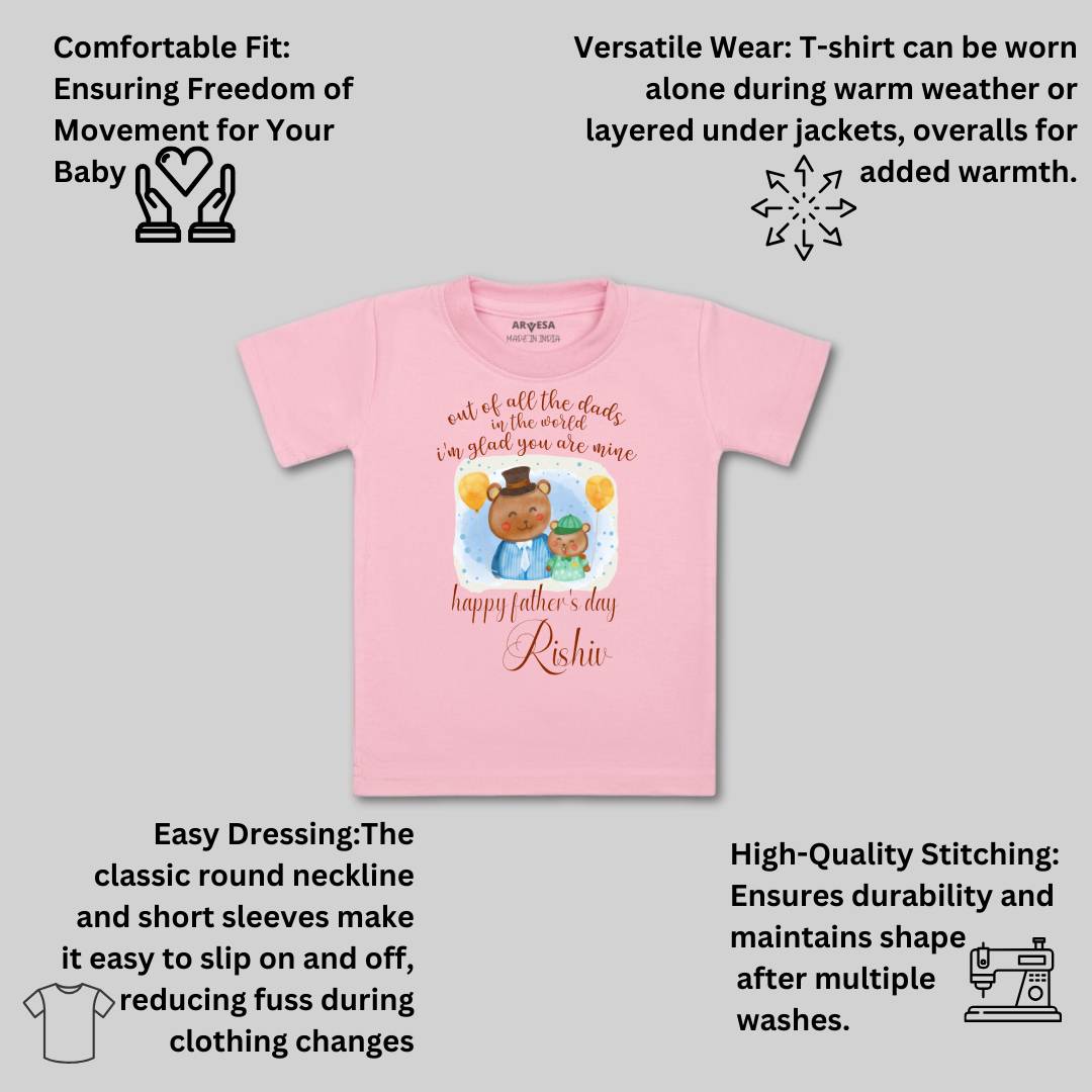 Arvesa Happy Father Days Baby Boy & Girl Dress