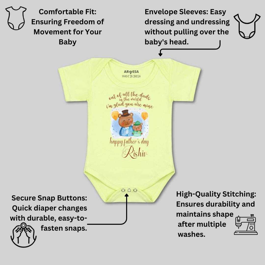 Arvesa Happy Father Days Baby Boy & Girl Dress