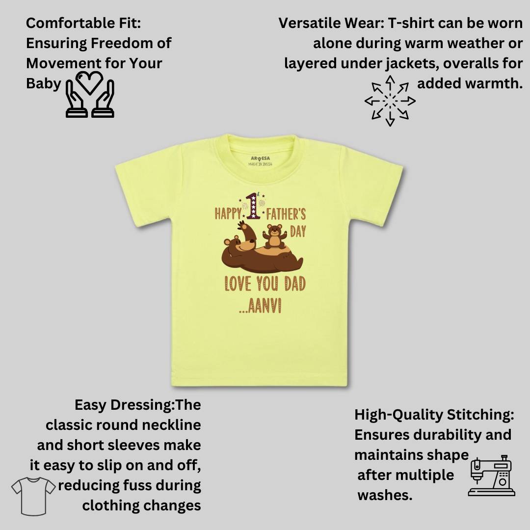 Arvesa Happy Father Days Baby Boy & Girl Dress