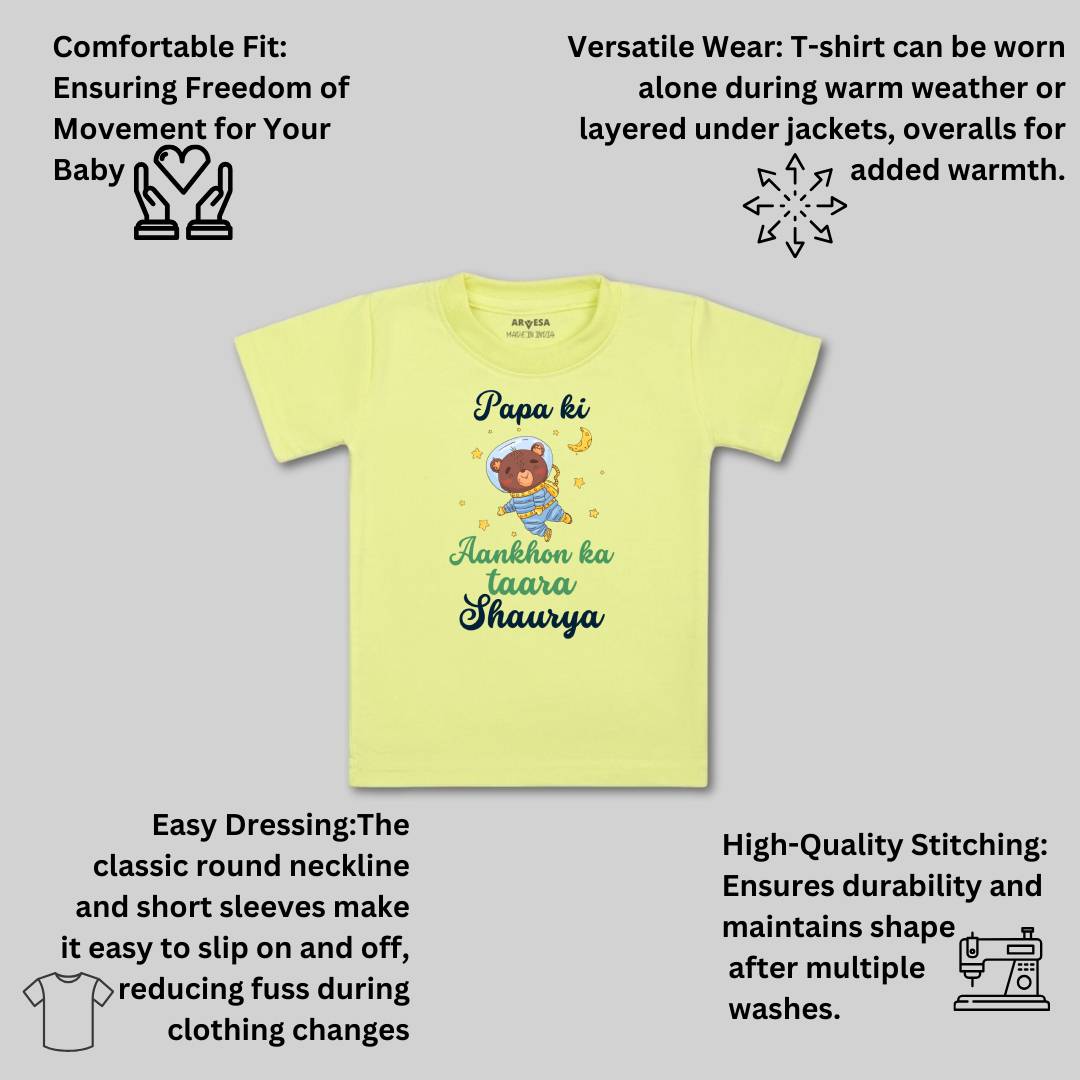 Arvesa Papa Ki Aankho Ka Taara Baby Boy & Girl Dress