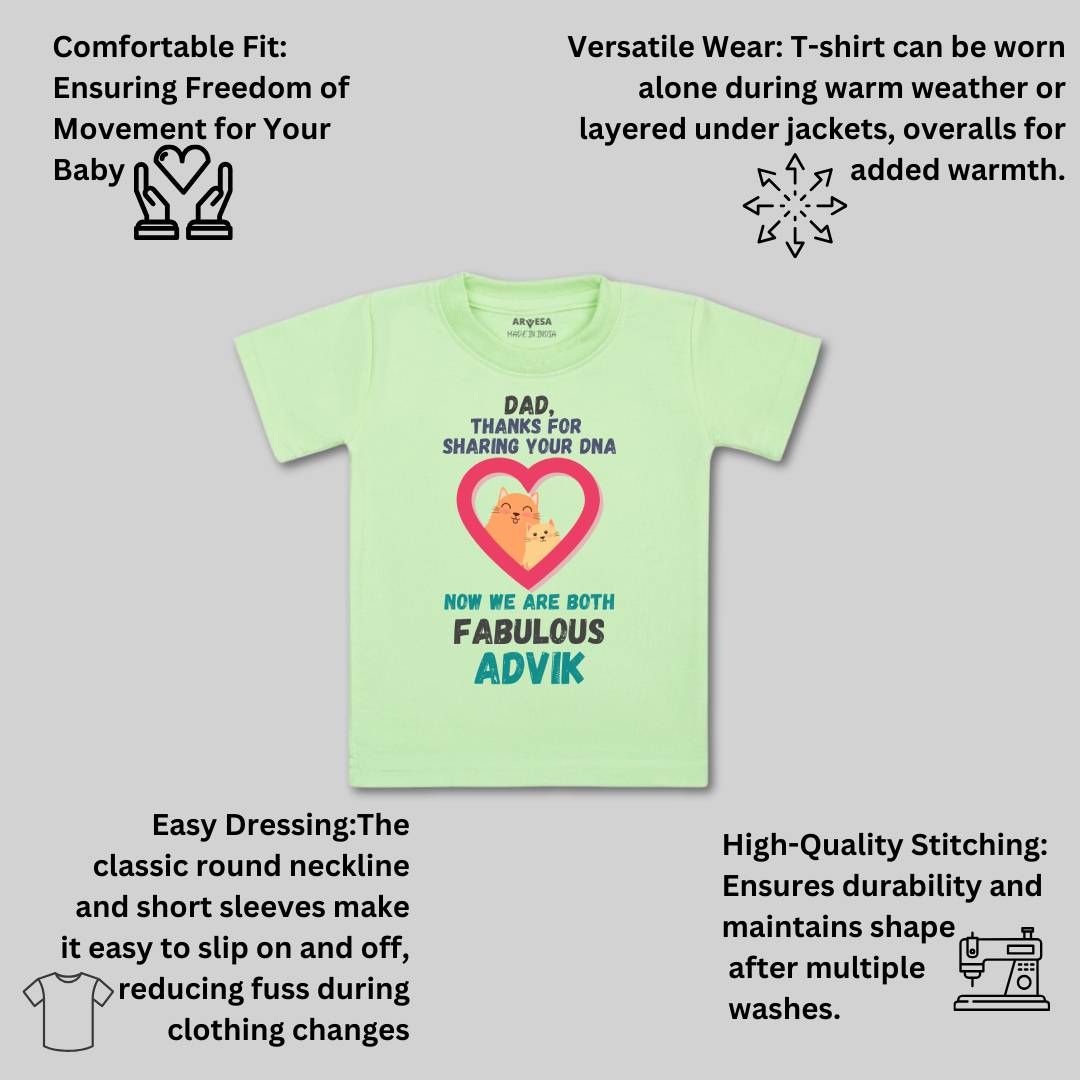 Arvesa Happy Father Days Baby Boy & Girl Dress