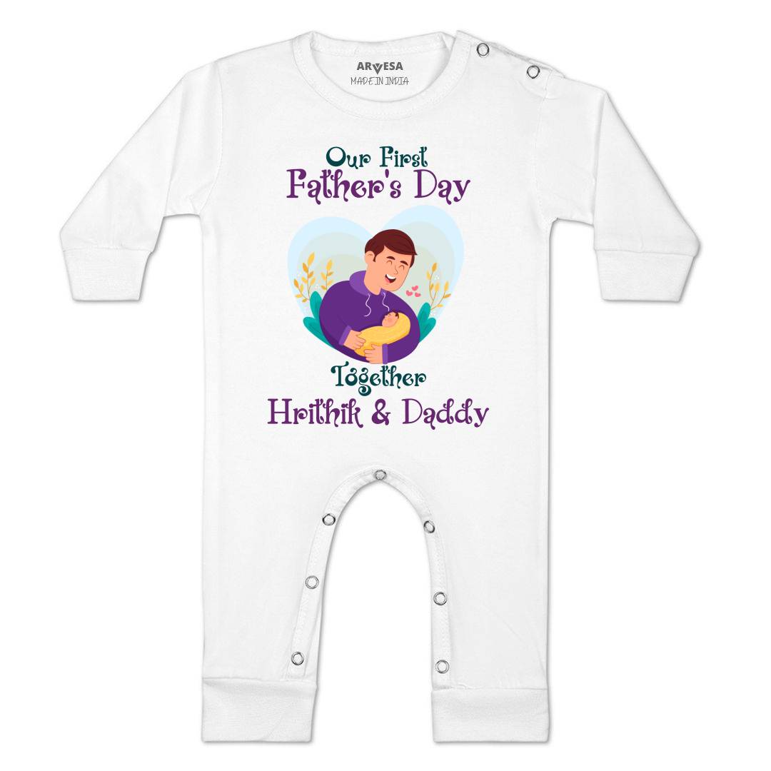 Arvesa Happy Father Days Baby Boy & Girl Dress