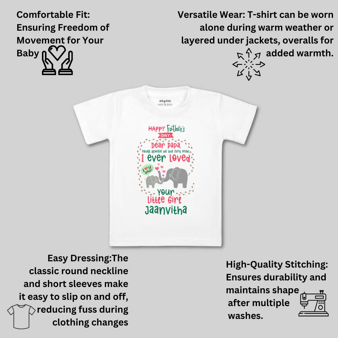 Arvesa Happy Father Days Baby Boy & Girl Dress
