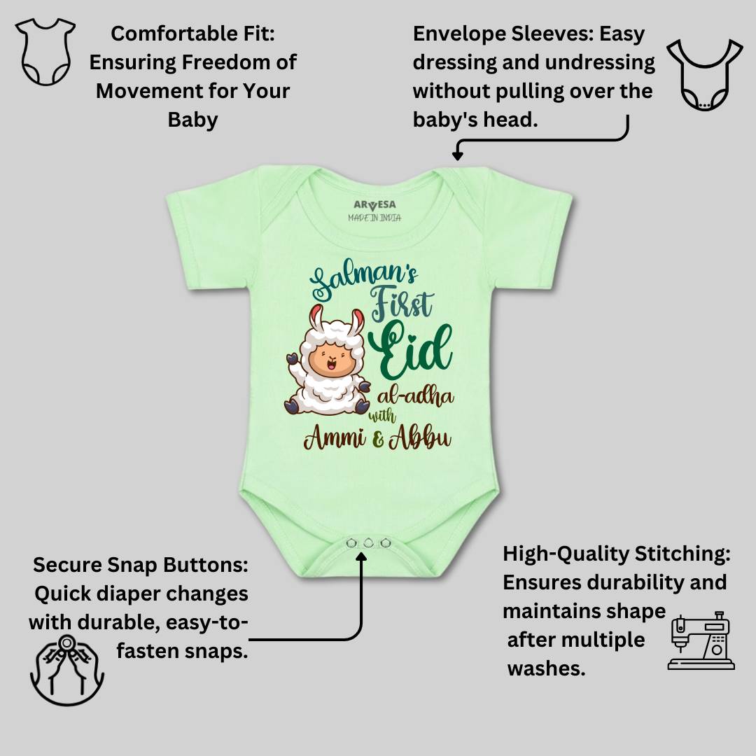 Arvesa My First Bakra Eid Baby Boy & Girl Dress