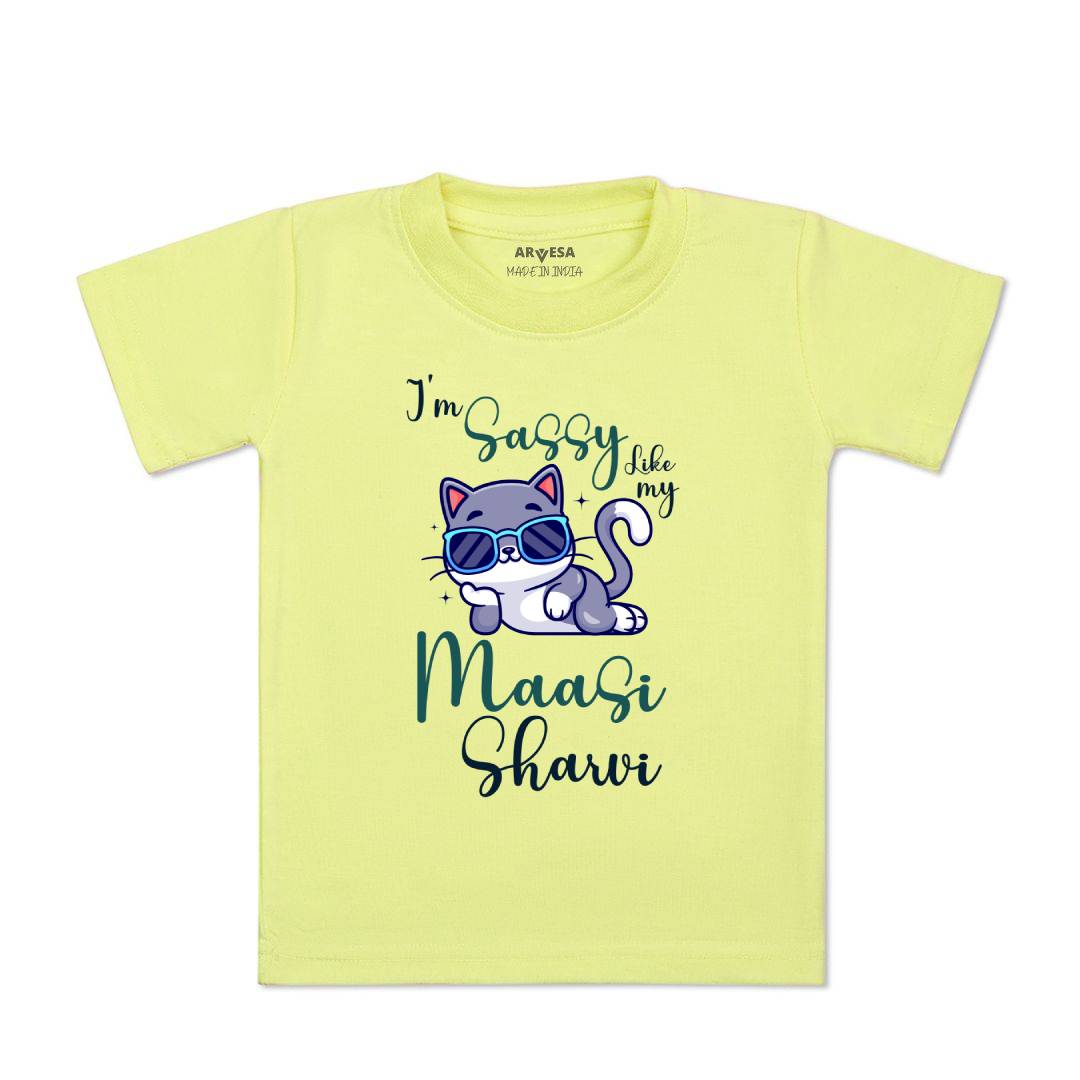 Arvesa I Am Sassy Like My Bua Baby Boy & Girl Dress