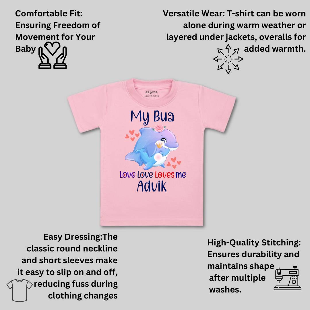 Arvesa My Bua Love Me Baby Boy & Girl Dress