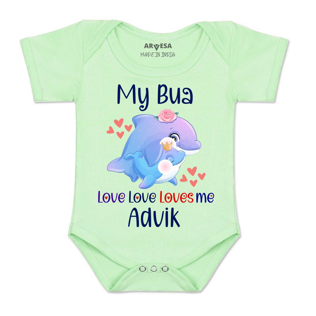 Arvesa My Bua Love Me Baby Boy & Girl Dress