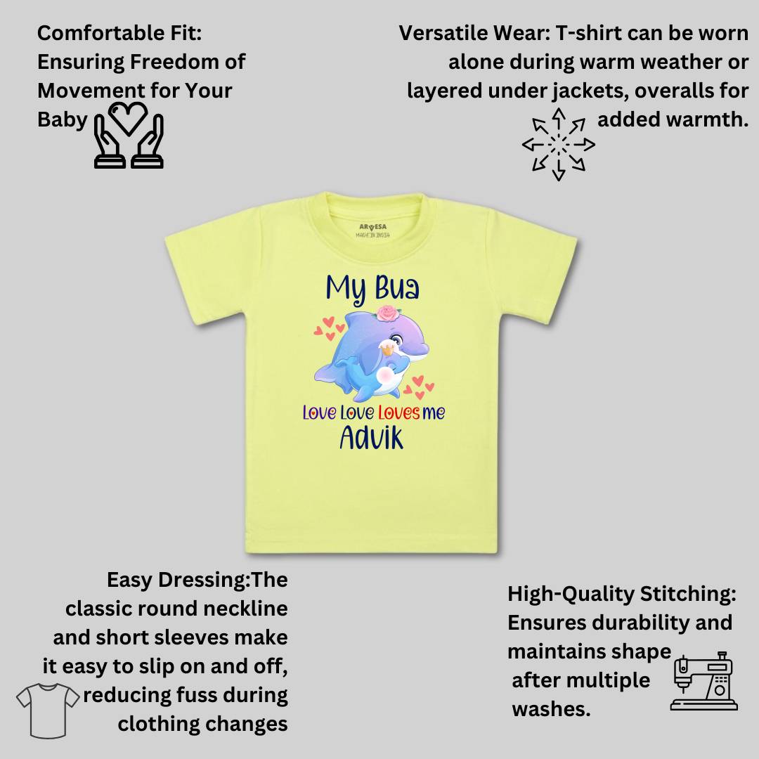 Arvesa My Bua Love Me Baby Boy & Girl Dress