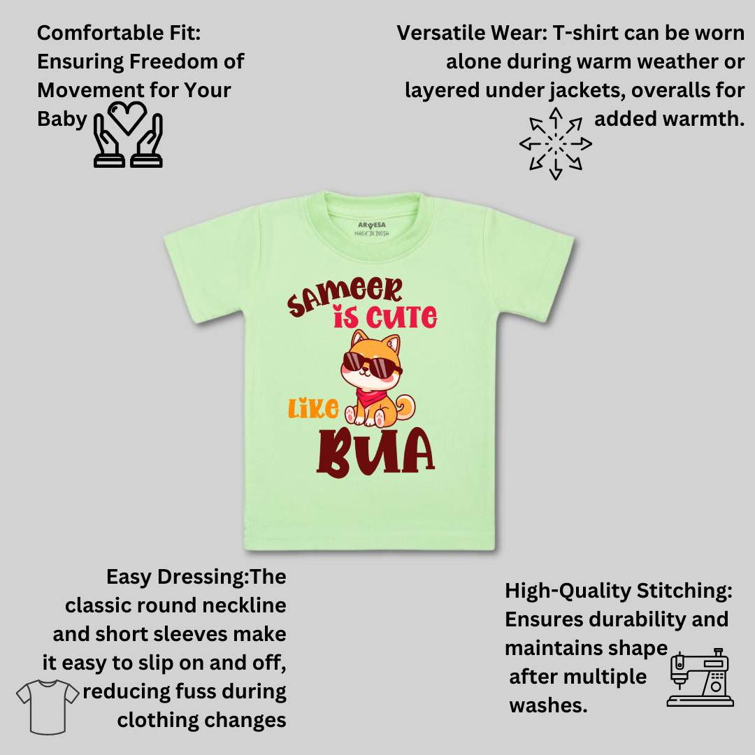 Arvesa Cute Like My Bua Baby Boy & Girl Dress
