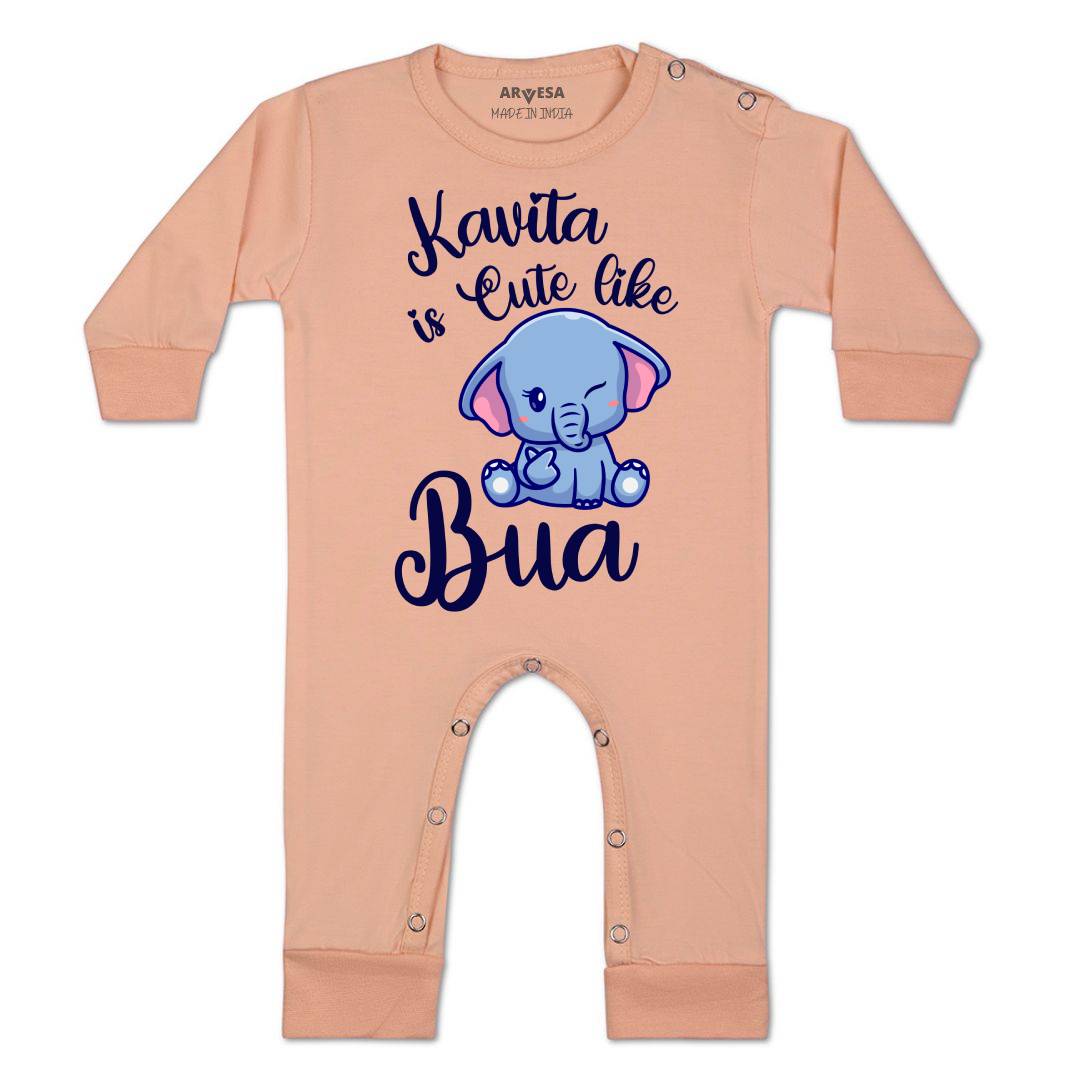 Arvesa Cute Like My Bua Baby Boy & Girl Dress