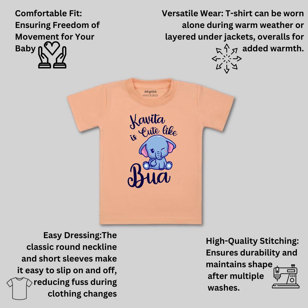 Arvesa Cute Like My Bua Baby Boy & Girl Dress