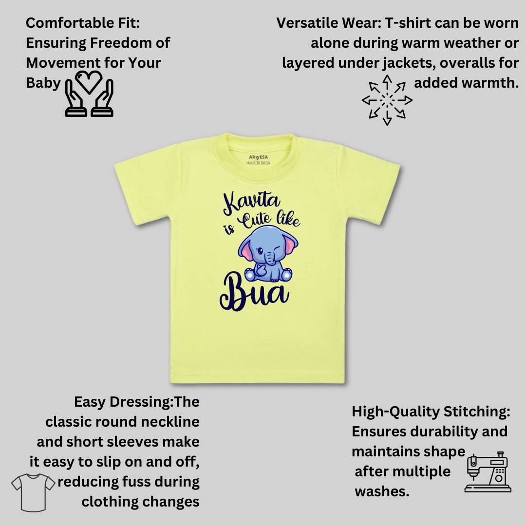 Arvesa Cute Like My Bua Baby Boy & Girl Dress