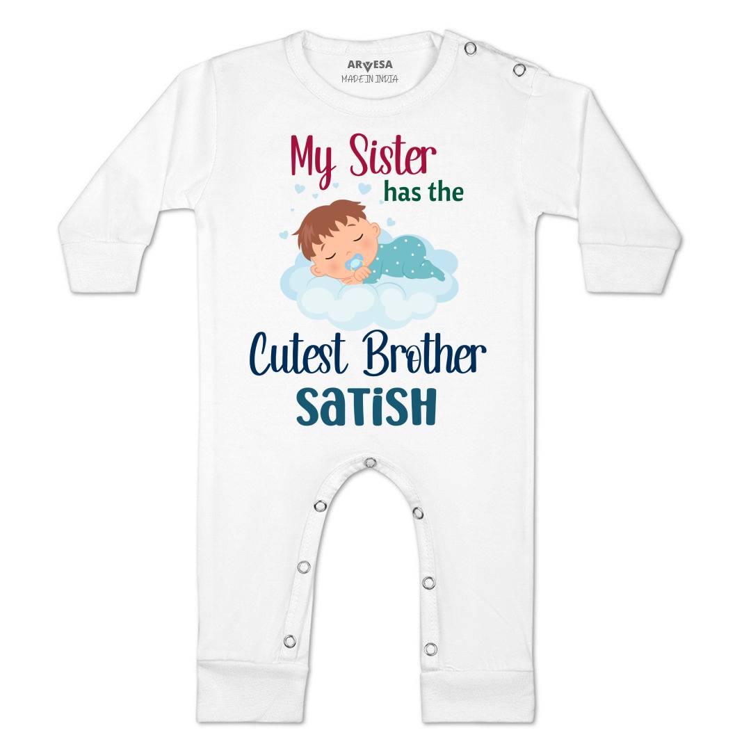 Arvesa Cutest Brother Baby Boy & Girl Dress