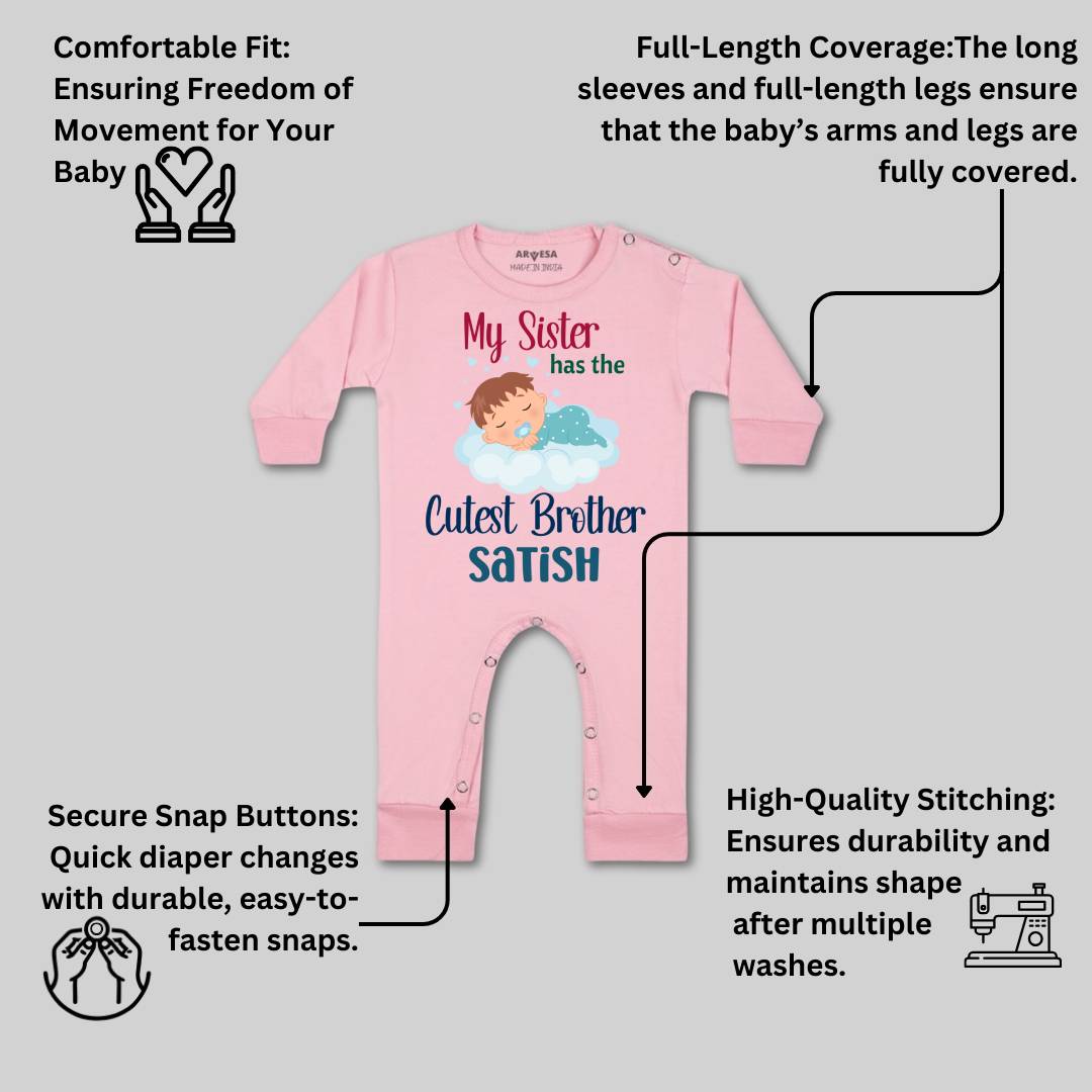 Arvesa Cutest Brother Baby Boy & Girl Dress