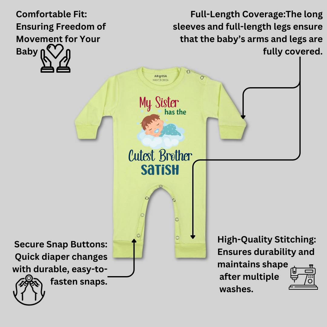 Arvesa Cutest Brother Baby Boy & Girl Dress
