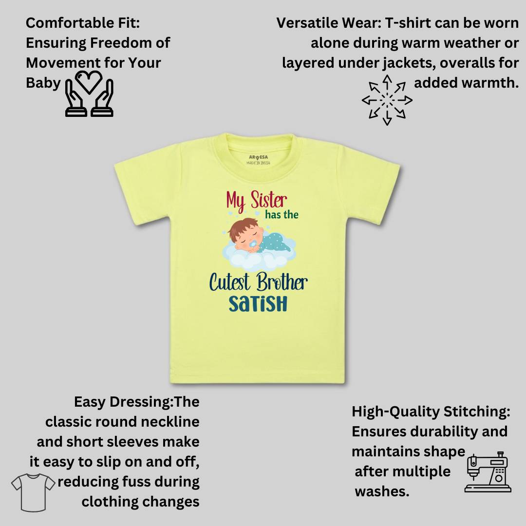 Arvesa Cutest Brother Baby Boy & Girl Dress