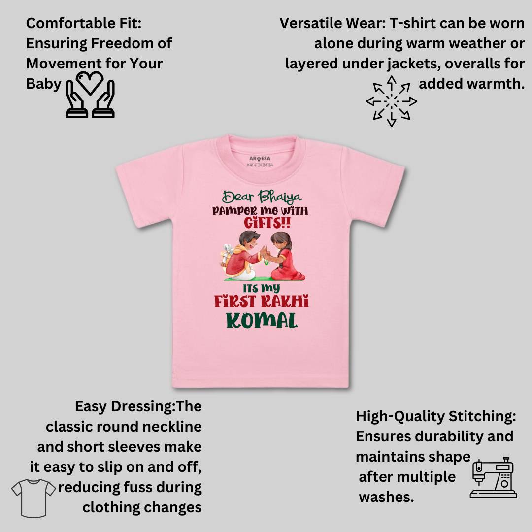 Arvesa My First Rakhi Baby Boy & Girl Dress