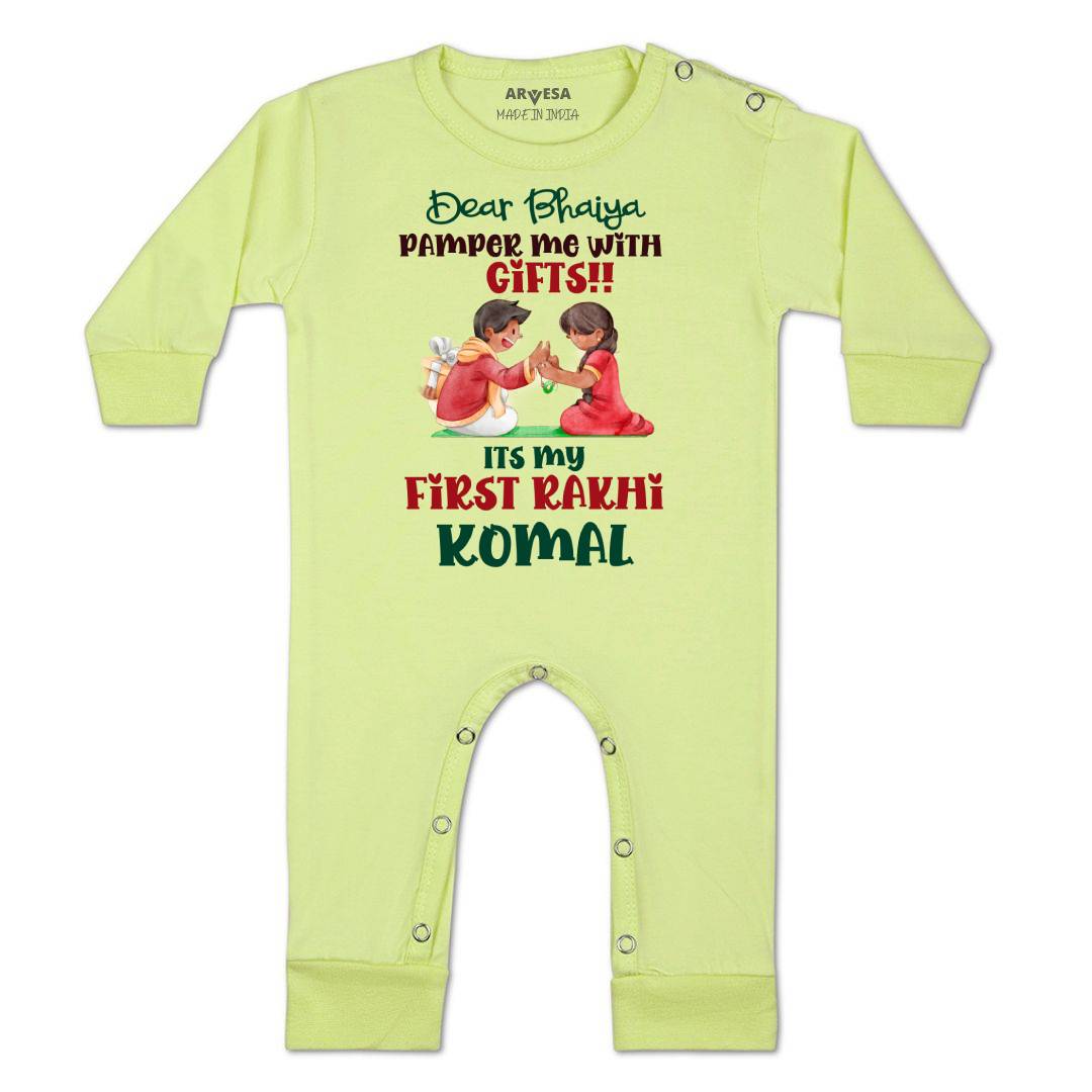 Arvesa My First Rakhi Baby Boy & Girl Dress