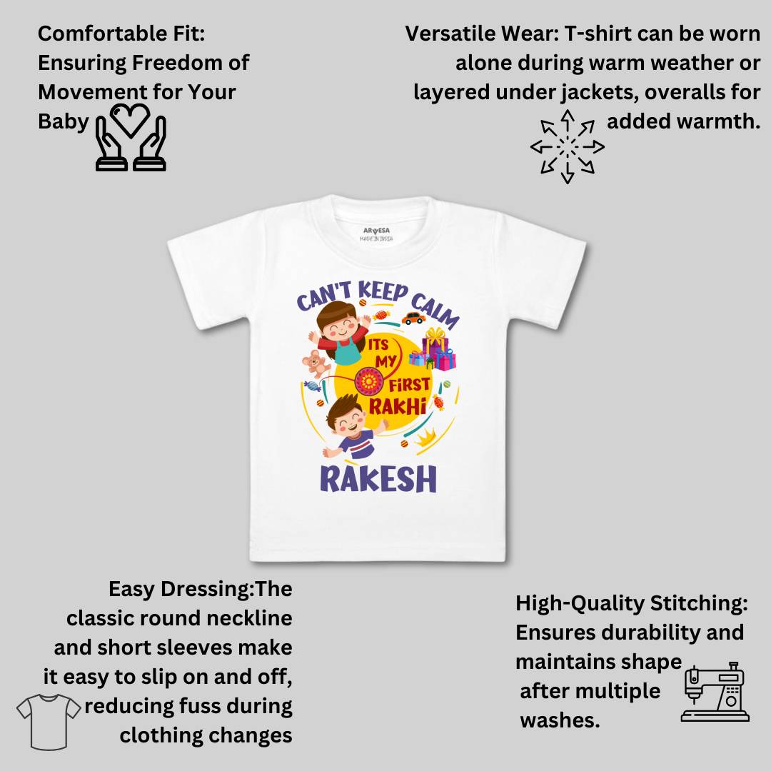 Arvesa My First Rakhi Baby Boy & Girl Dress