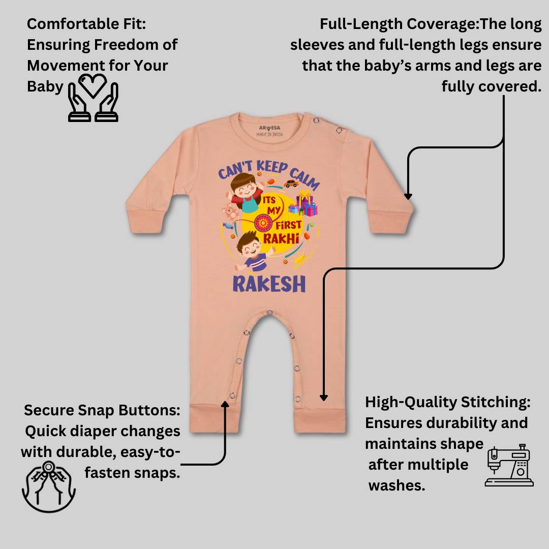 Arvesa My First Rakhi Baby Boy & Girl Dress