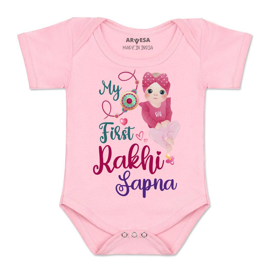 Arvesa My First Rakhi Baby Boy & Girl Dress