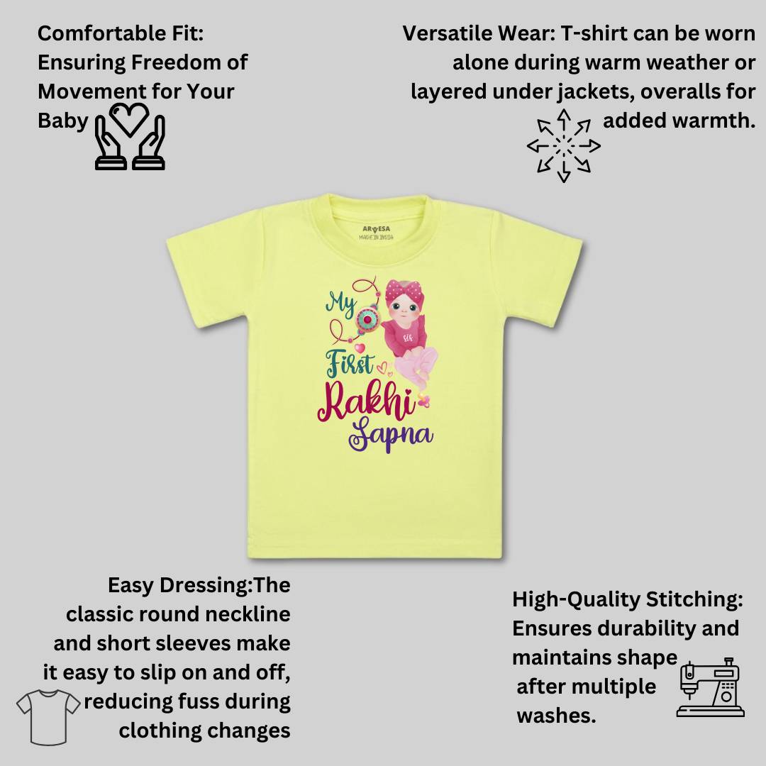 Arvesa My First Rakhi Baby Boy & Girl Dress