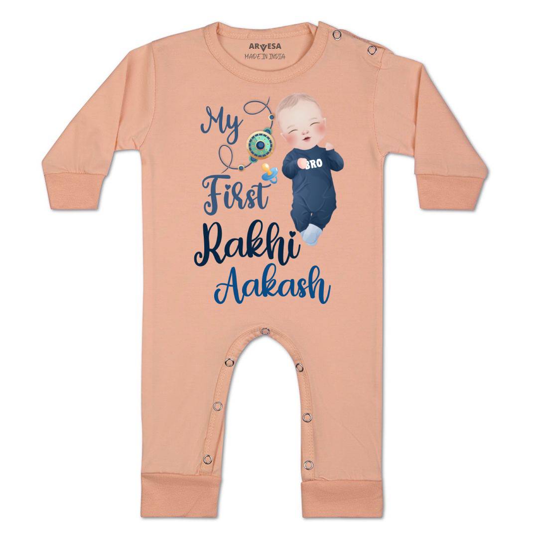 Arvesa My First Rakhi Baby Boy & Girl Dress