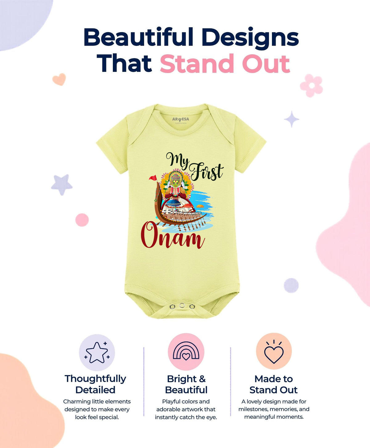 No | My First Onam - Romper