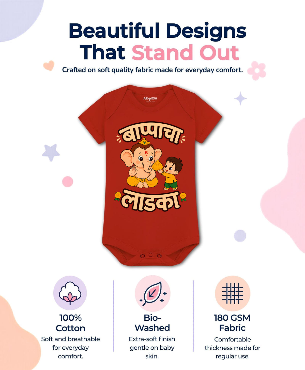Bappa Cha ladka Devotional - Romper