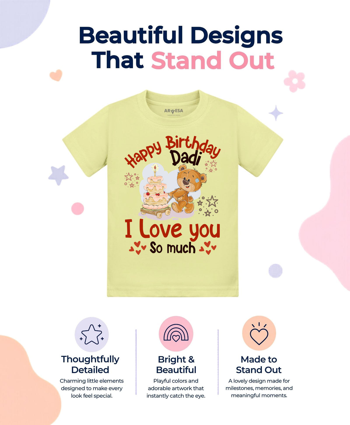 No | Happy Birthday Dadi Family Birthday - T-shirt