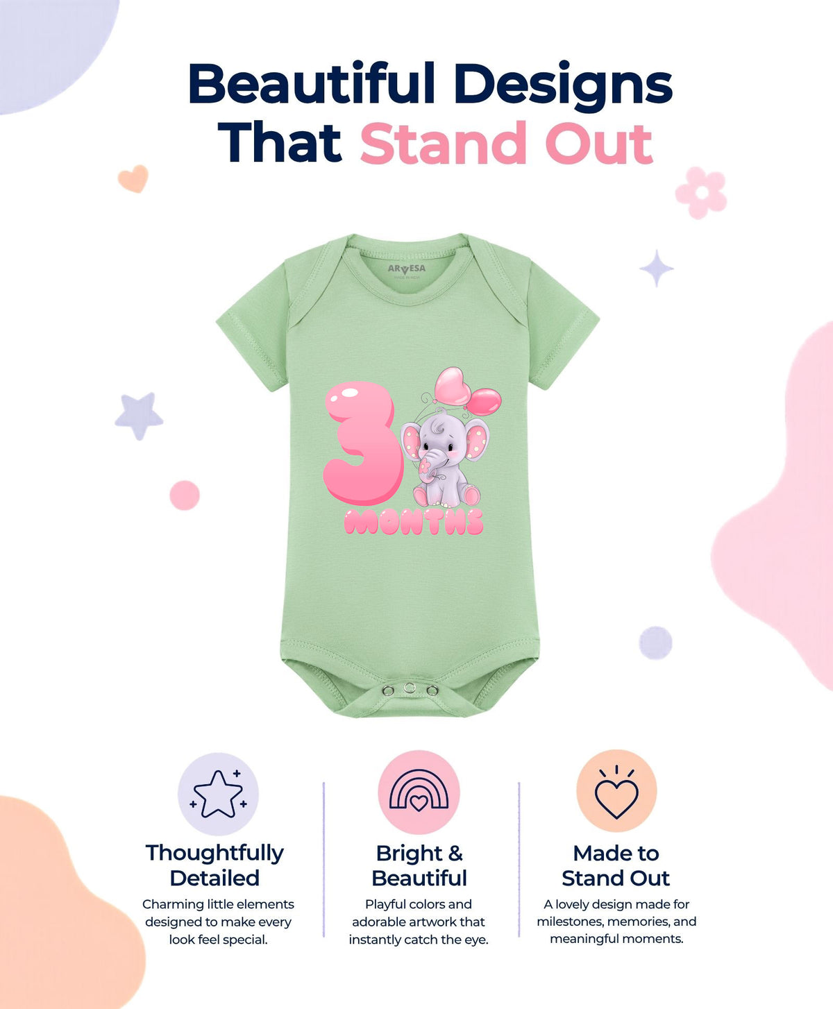No | 3 Month - Romper